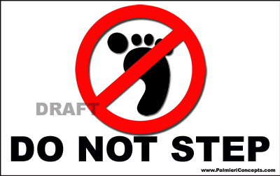 No shoes step